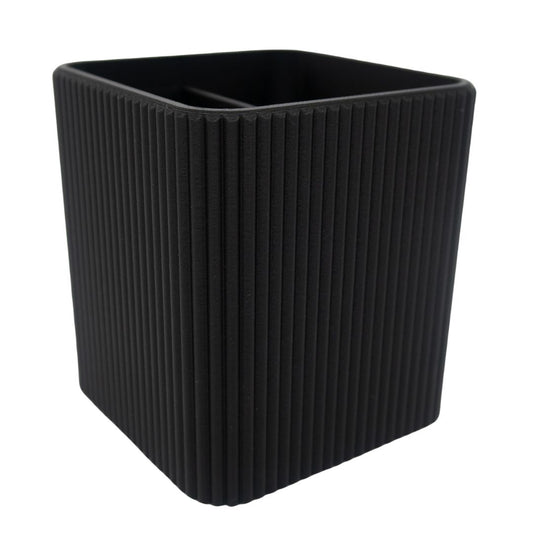 Minimalist Desk Organizer Cup - Black