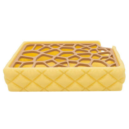 Quilted Soap Dish - Pastel Yellow