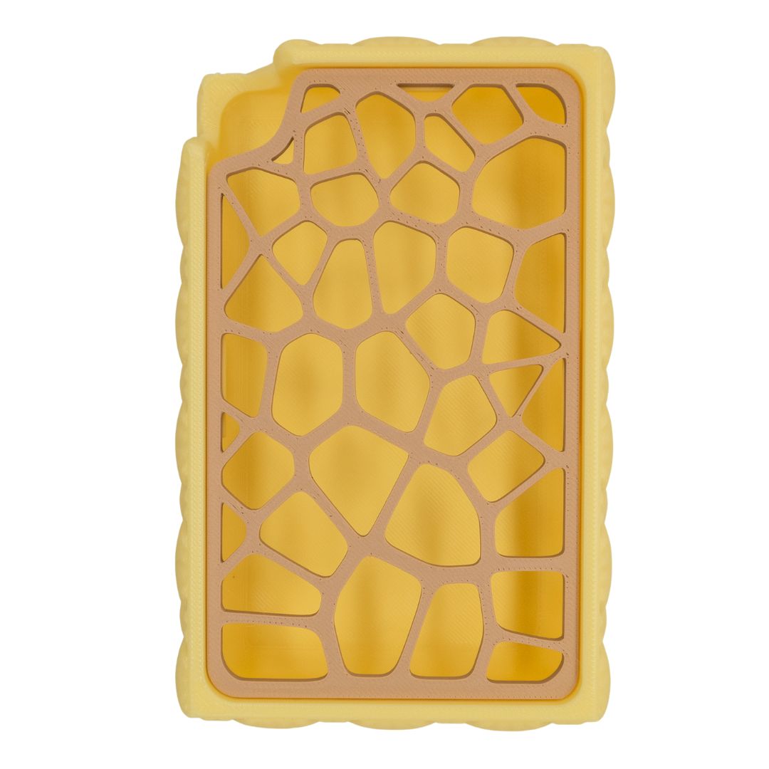 Quilted Soap Dish - Pastel Yellow