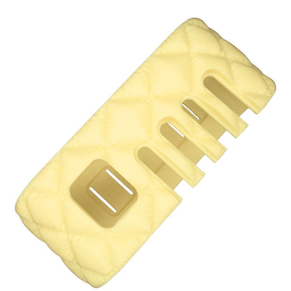 Quilted Toothbrush Holder - Pastel Yellow